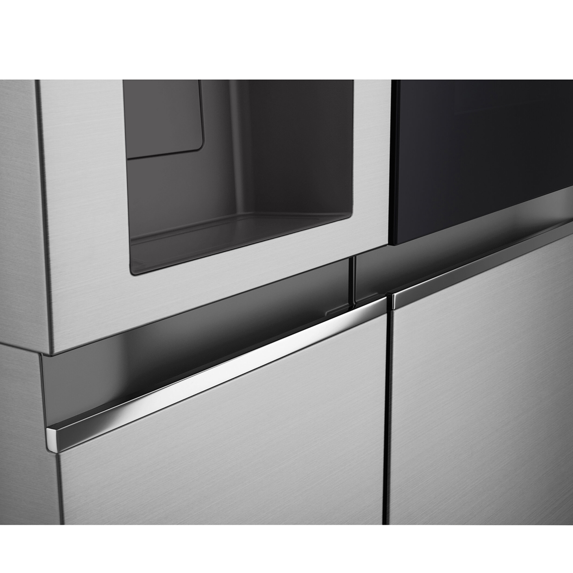 LG Multi-Door-Kühl-/Gefrierkombination GSGV81PYLL - mit InstaView® - Prime Silver - E