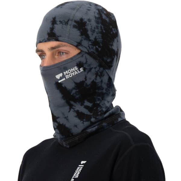 Cagoule ski MONS ROYALE SANTA ROSA MERINO FLEX 200 GARMENT DYED-GREY TIE DYE