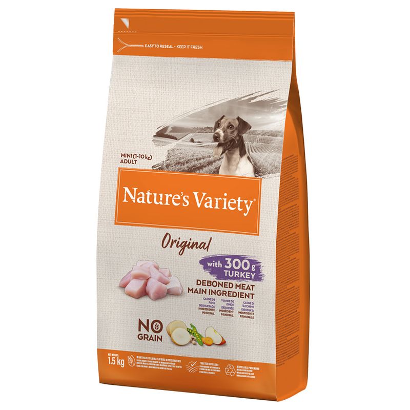 Nature's Variety Original No Grain Mini Adult dinde