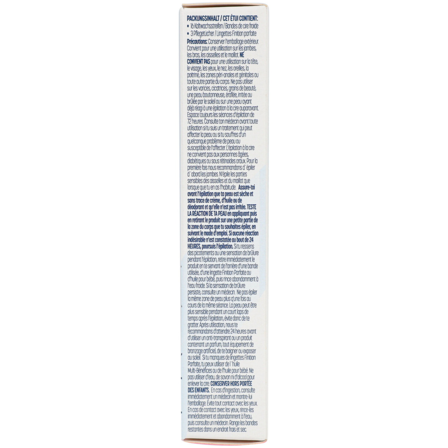 Veet Pure Kaltwachsstreifen Bikinizone & Achseln, 16 Stück