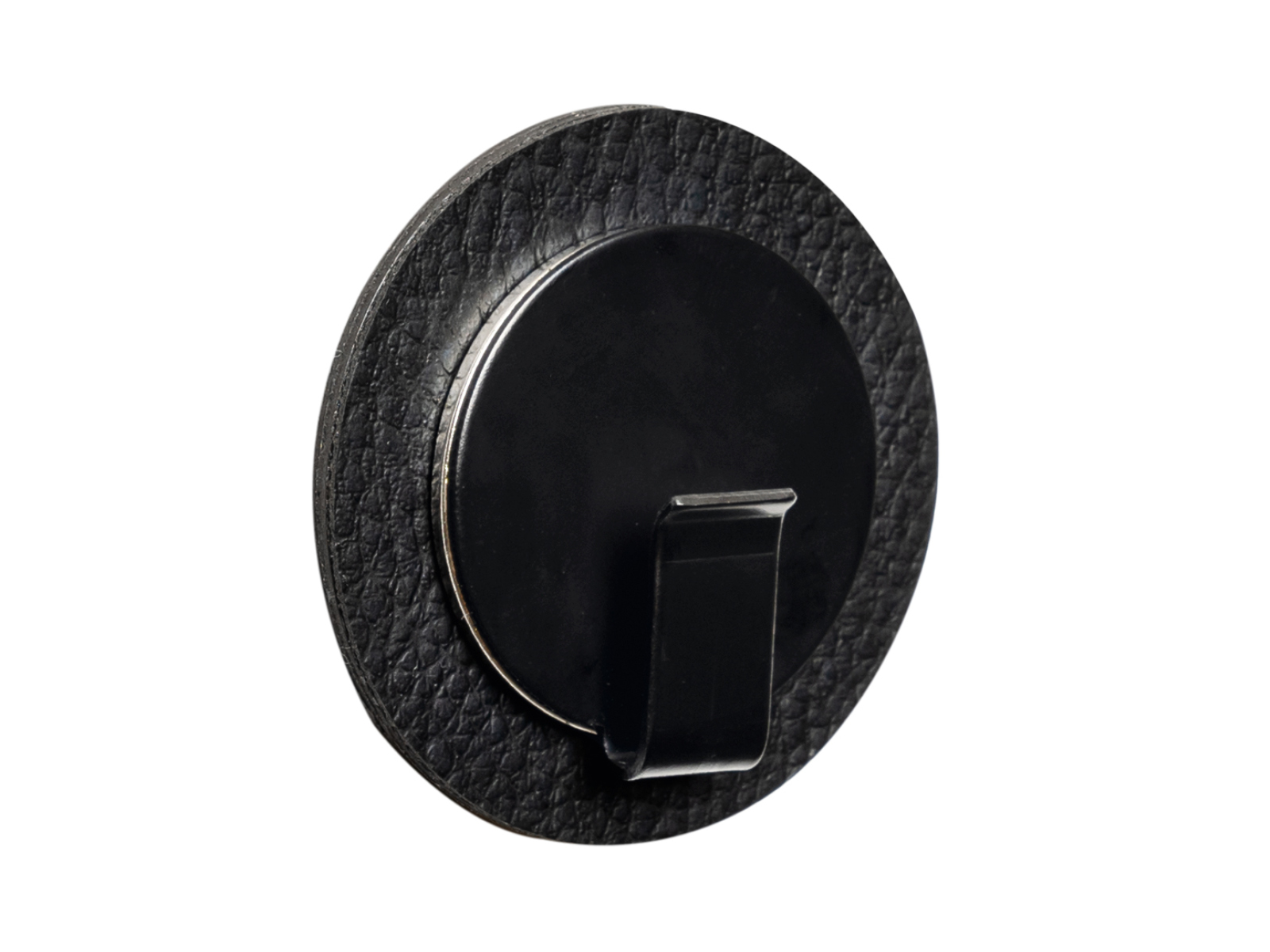 Silwy Clever zwart magnetisch haakje incl. zwart metaal-nano-gel-pad