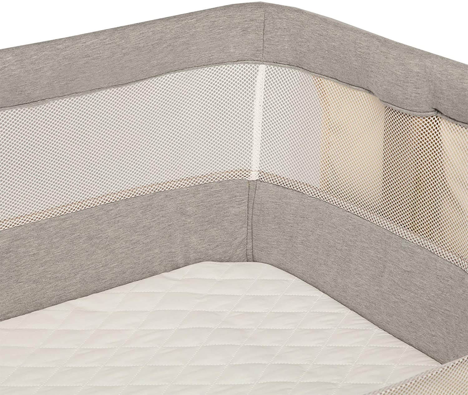 Lionelo Leonie Beige Baby 3in1 Beistellbett mit Matratze höhenverstellbar mit Schaukelfunktion