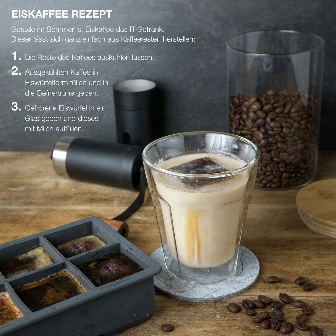 Moritz & Moritz Eiswürfelform eckig