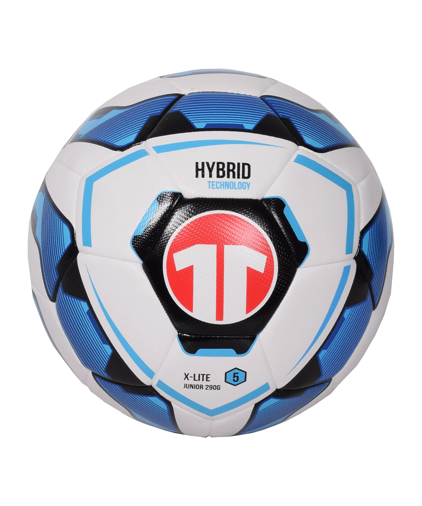 Cawila Fussball 11teamsports Hybrid Technology 290g X-LITE Weiss Blau