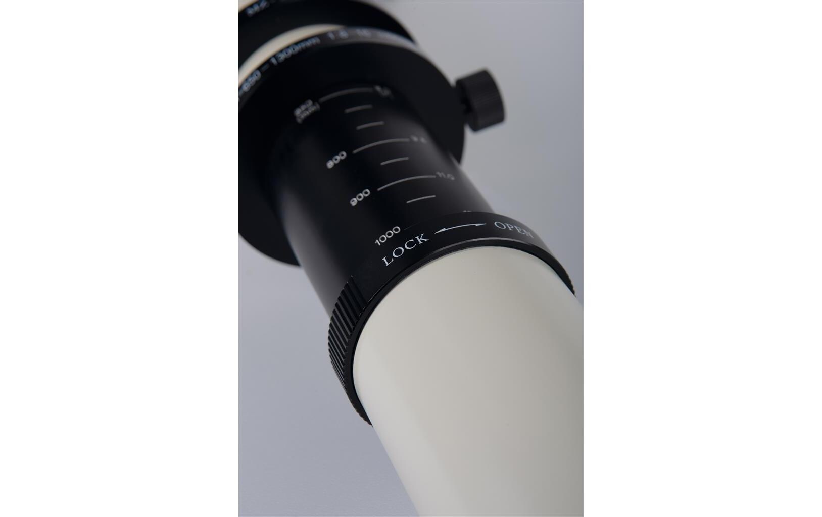 Zoomobjektiv 650-1300mm Dörr T2 - Weiss<br>Teleobjektiv, das sich für Aufnahmen von Tieren, Natur und Details aus grosser Entfernung eignet