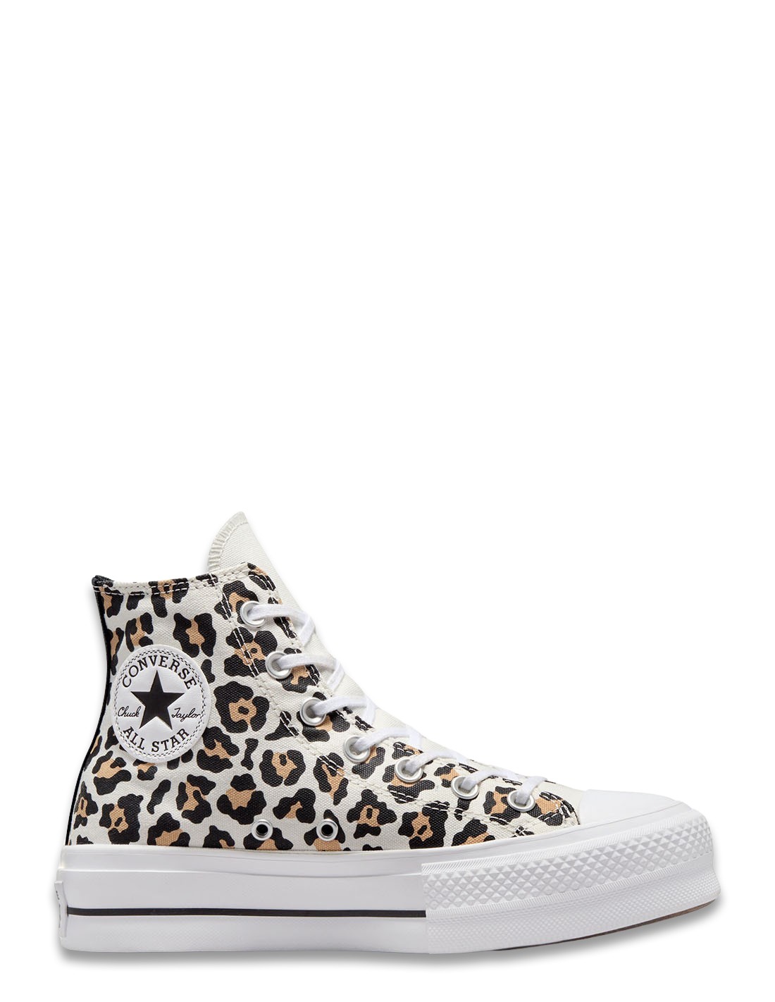 converse Sneakers Femme Montante CTAS Lift Hi White/Black/Epic Dune