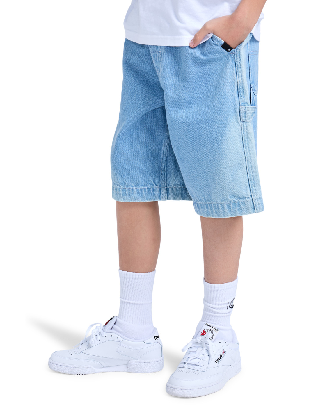 Element Carpenter Denim Short Youth Bleached