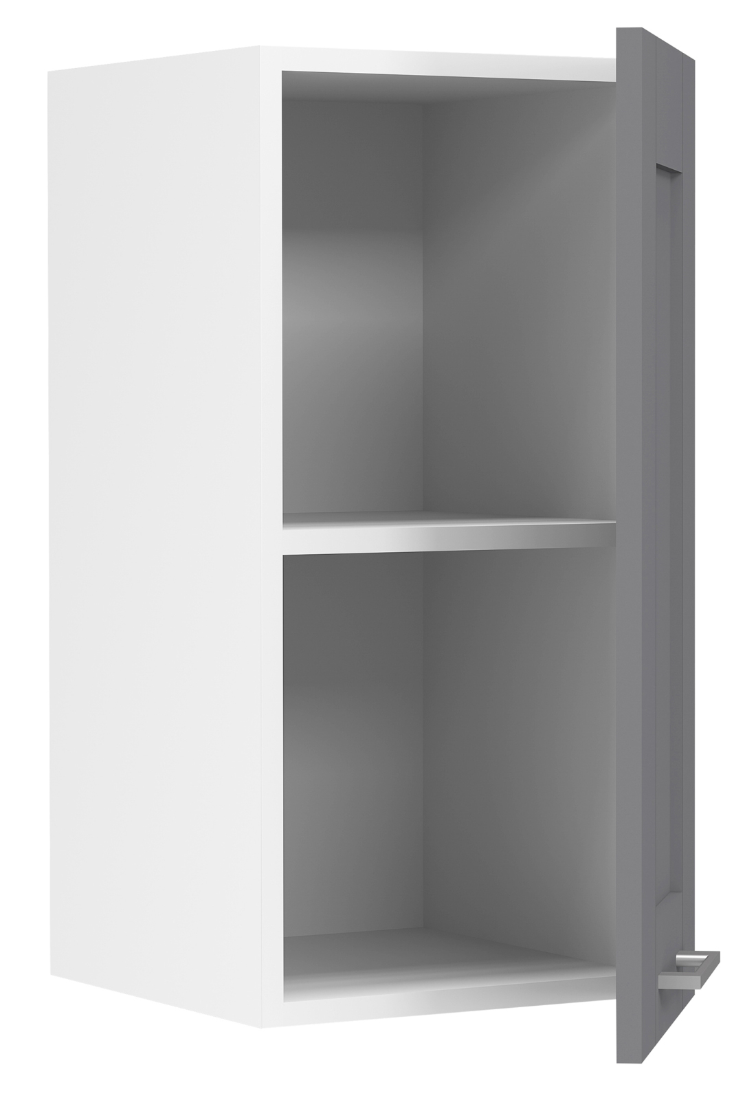 Hängeschrank COLURA - weiß-anthrazit - 30 cm