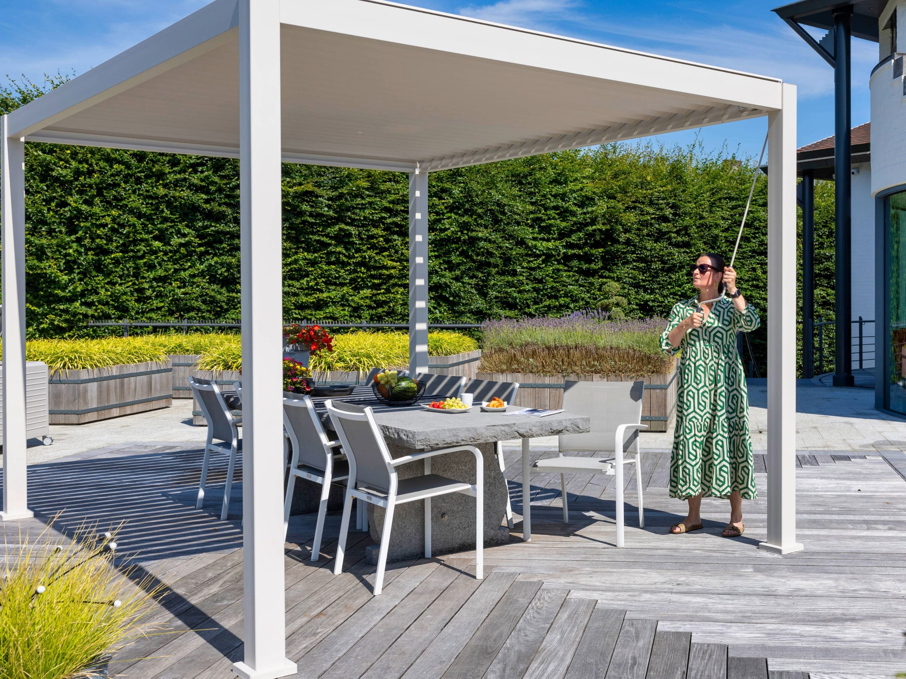 Mirador Deluxe 300 x 300 cm overkapping - Grey