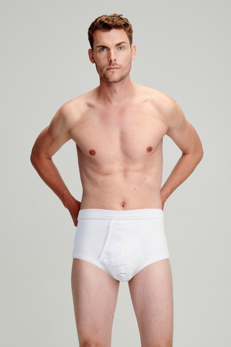 Slip ouvert taille haute - coton léger biologique