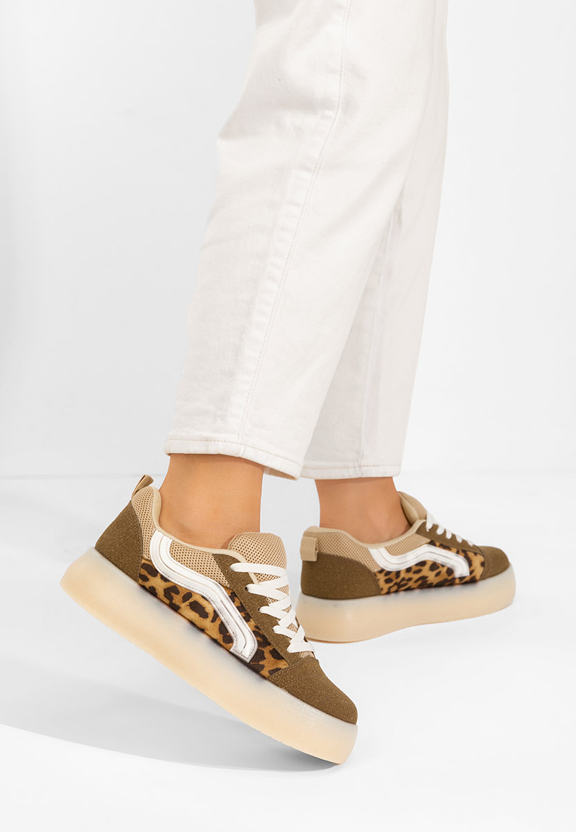 Baskets pour femme champagne Davira