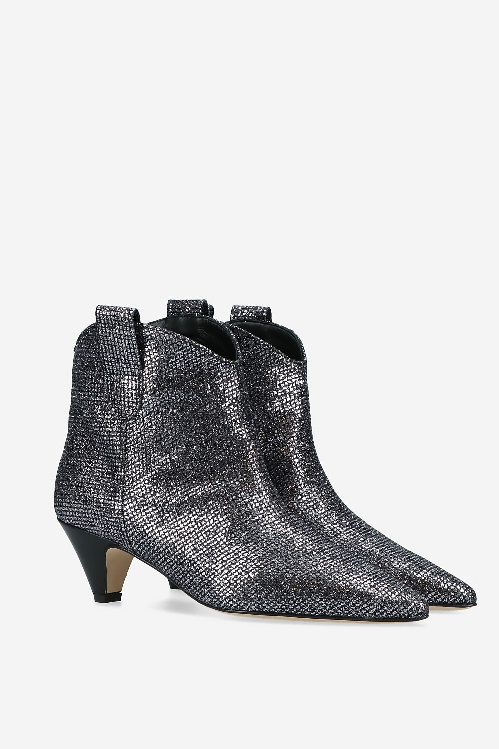 Evergreen metallic boots