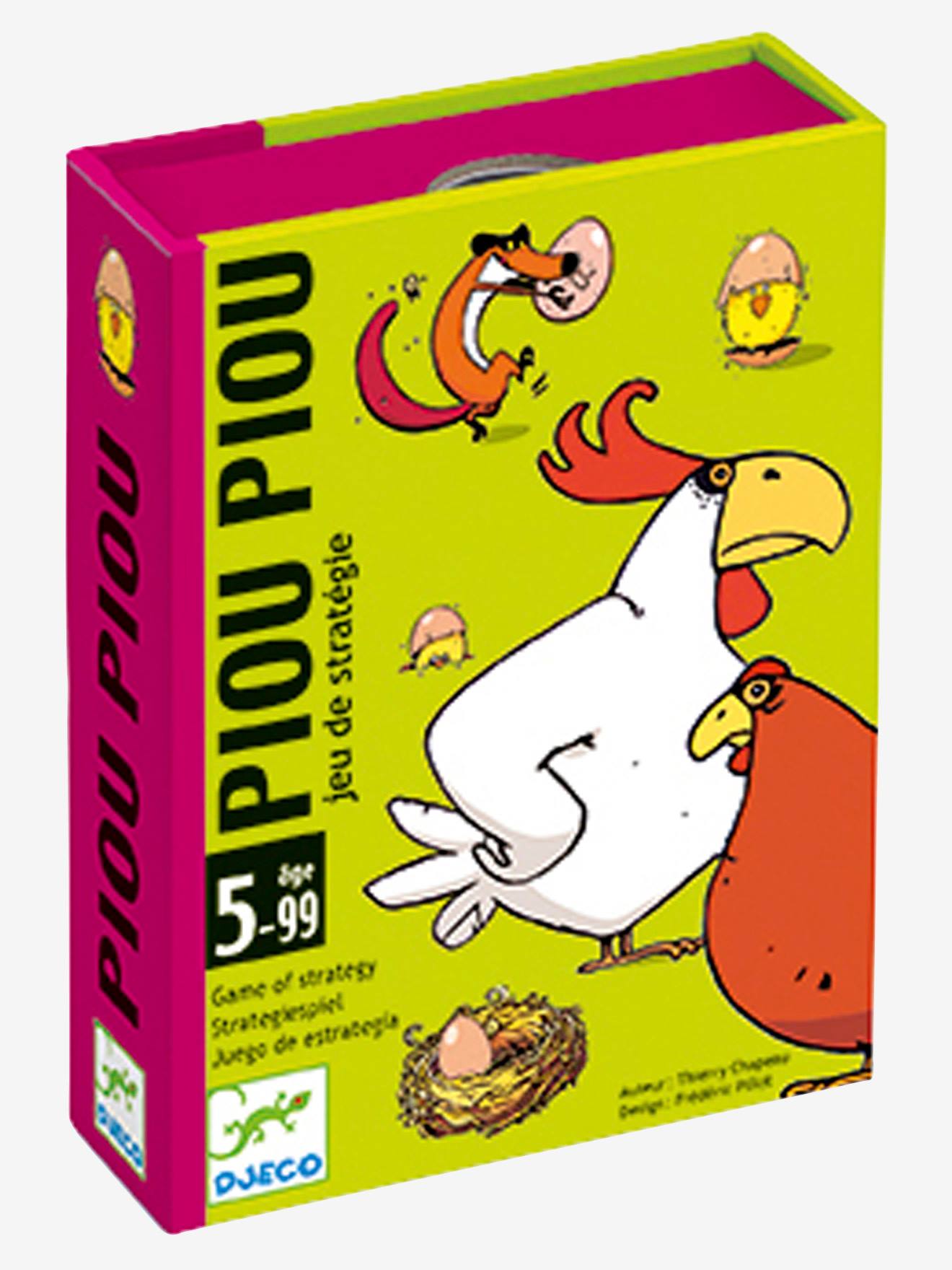 Piou-piou jogo de estratégia DJECO multicolorido