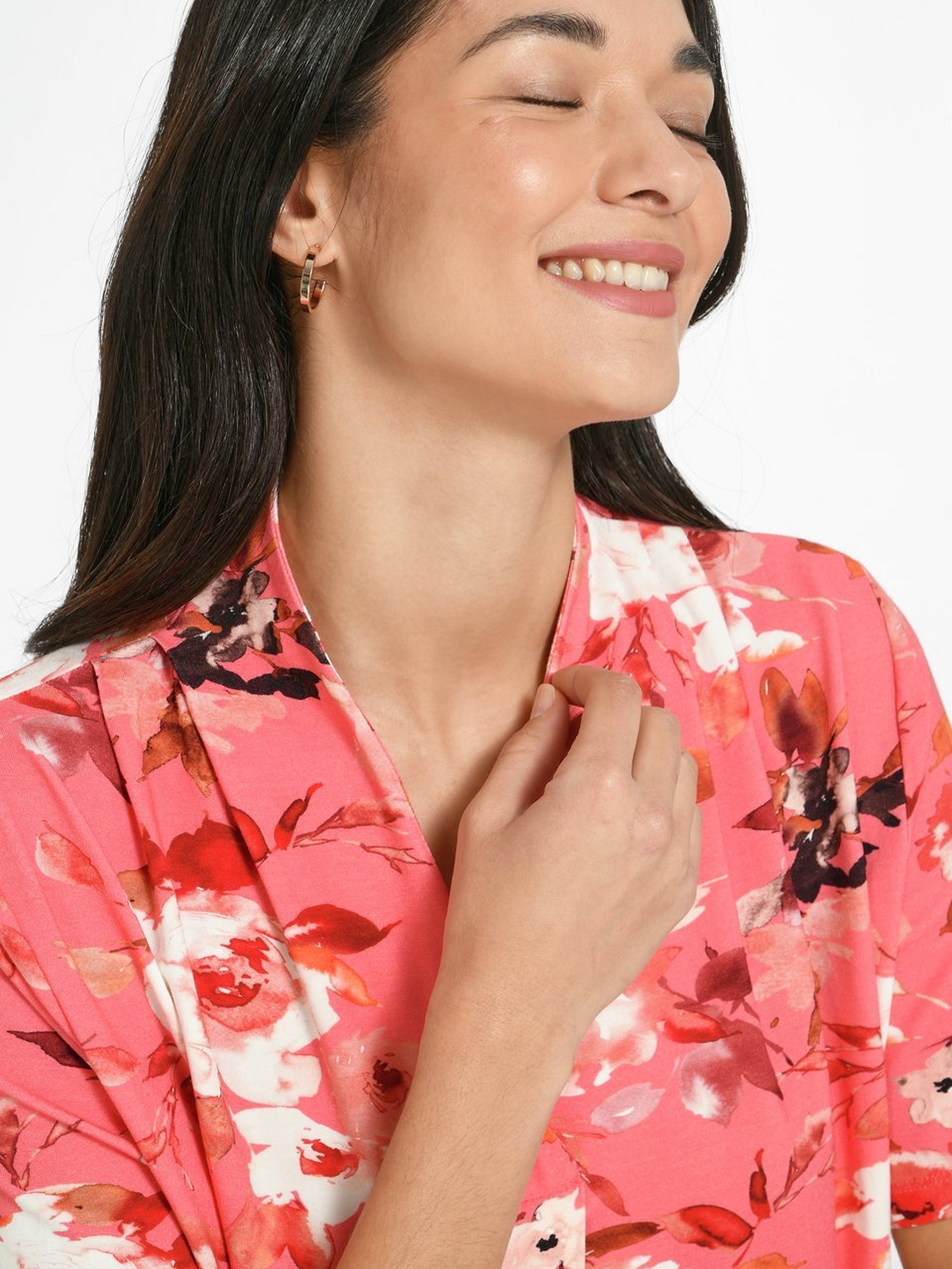 Jersey-Bluse