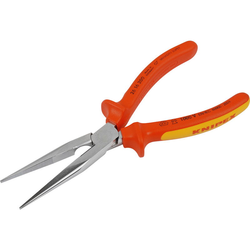 Knipex 2616 VDE telefoontang recht 200mm