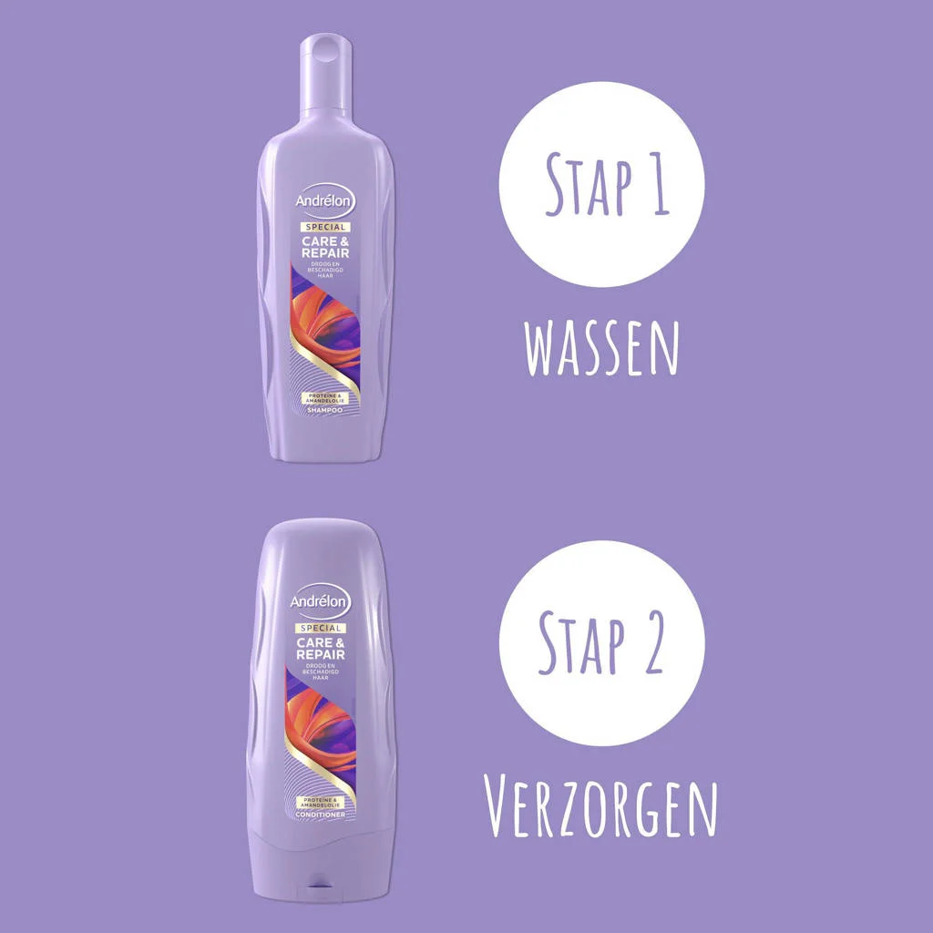 Snelle levering.Care & Repair shampoo - 6 x 300 ml