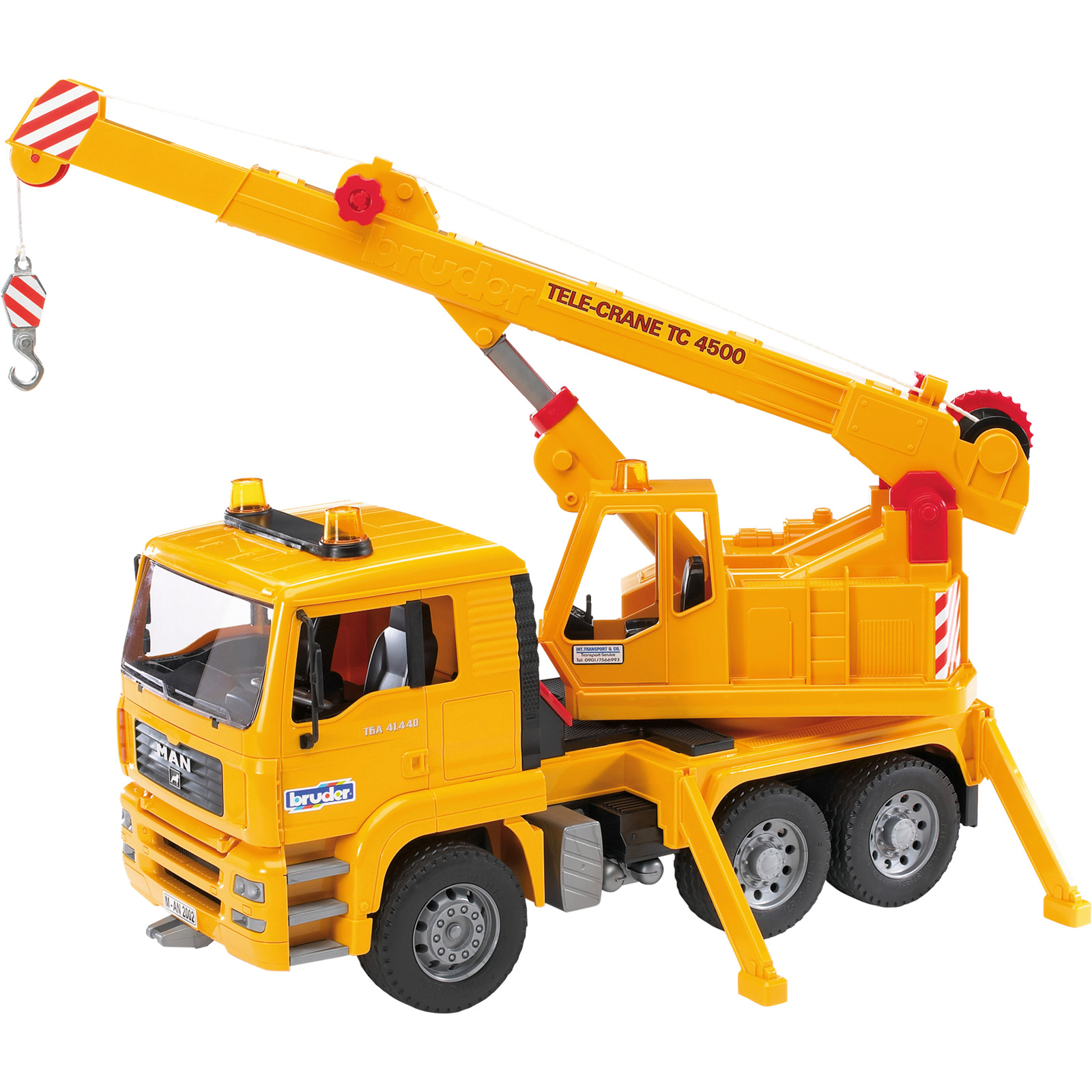 MAN TGA Kran LKW m. Baustellen Spielhelm