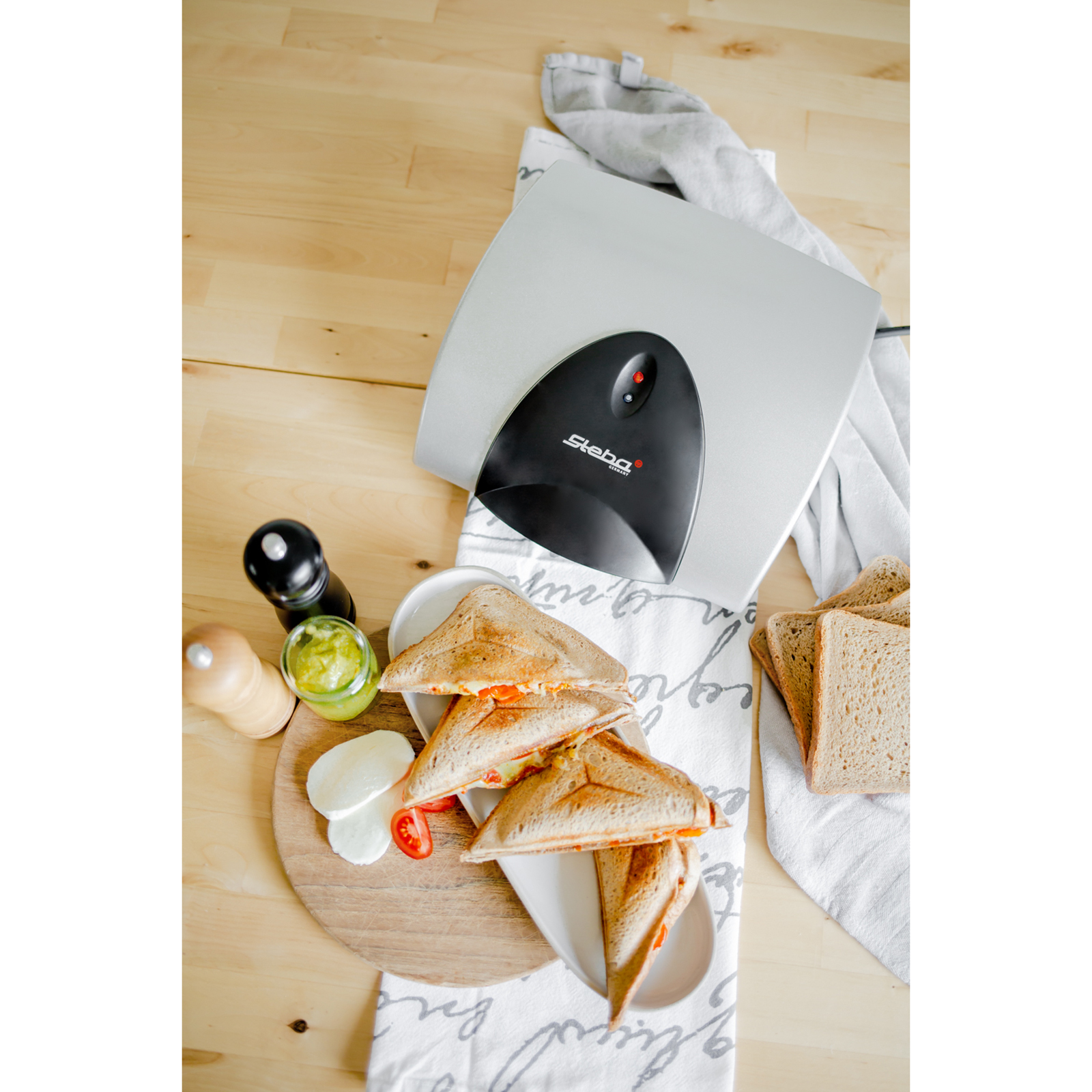 STEBA Sandwich-Toaster - silber - 700 Watt