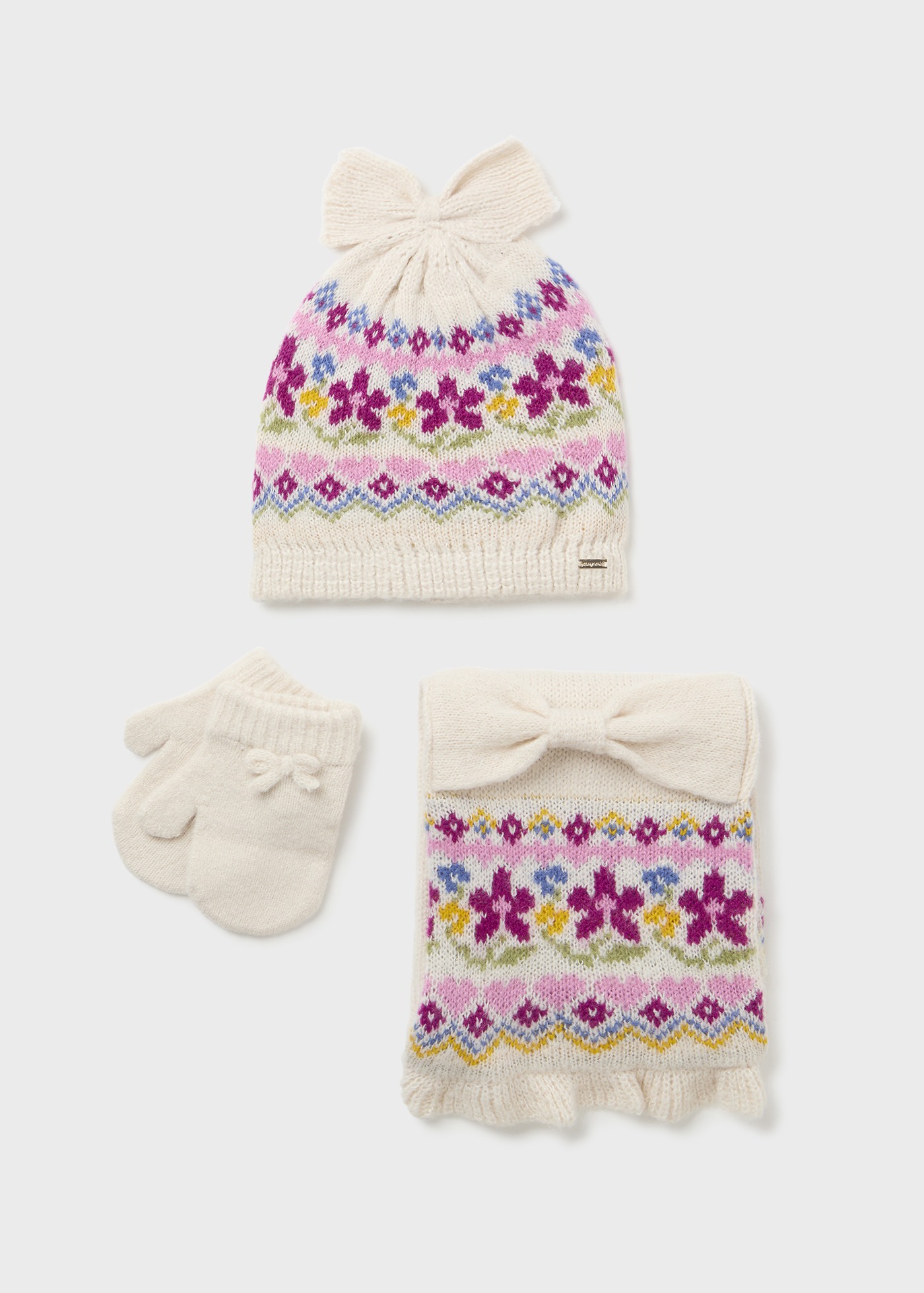 Conjunto de cortina de bebê de 3 peças