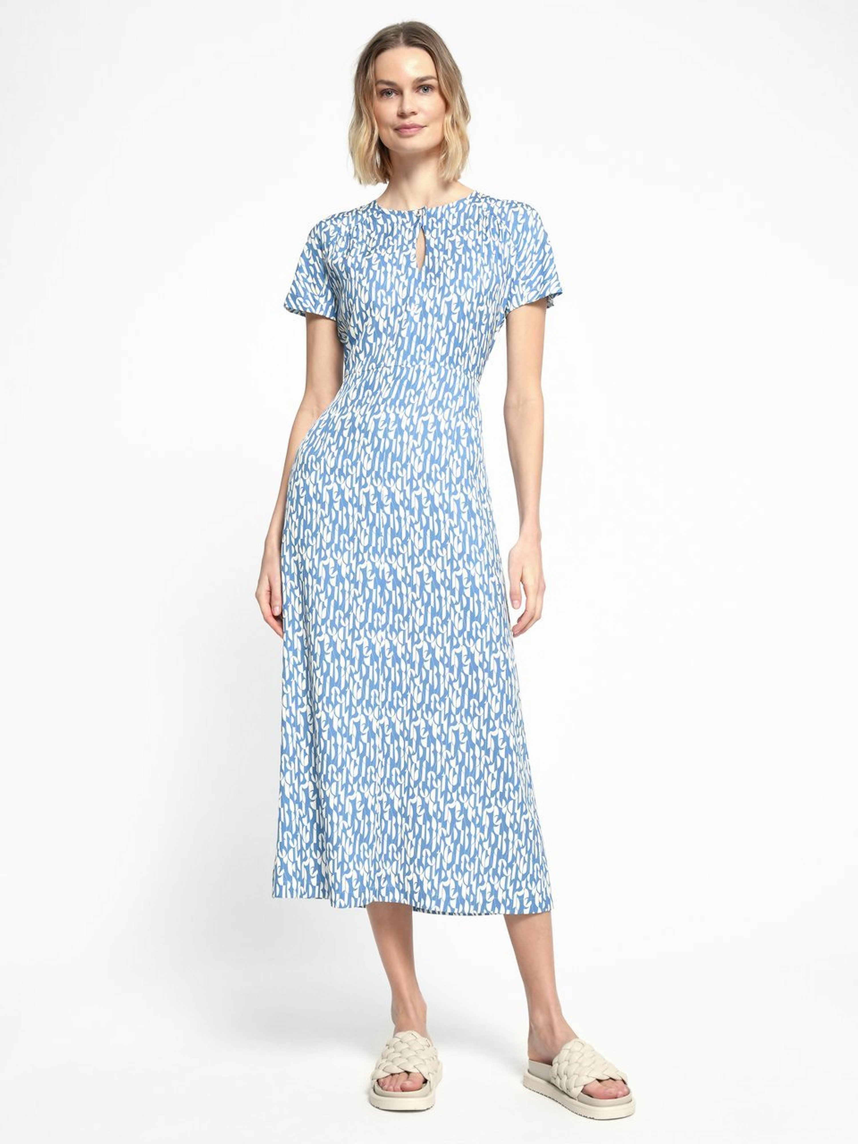 Kleid mit Raglan-Halbarm