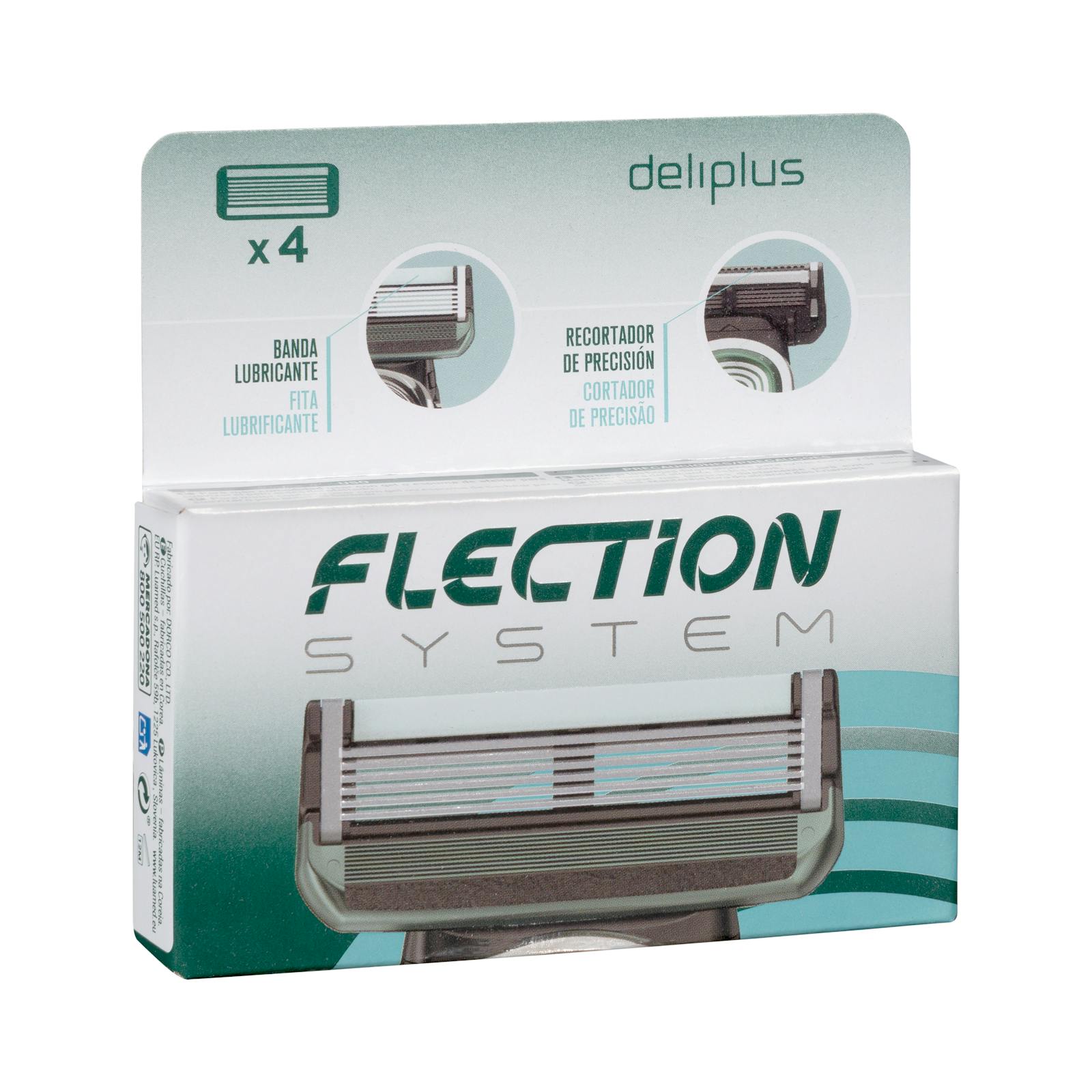 Recharges de rasoir Deliplus Flexion System à 6 lames
