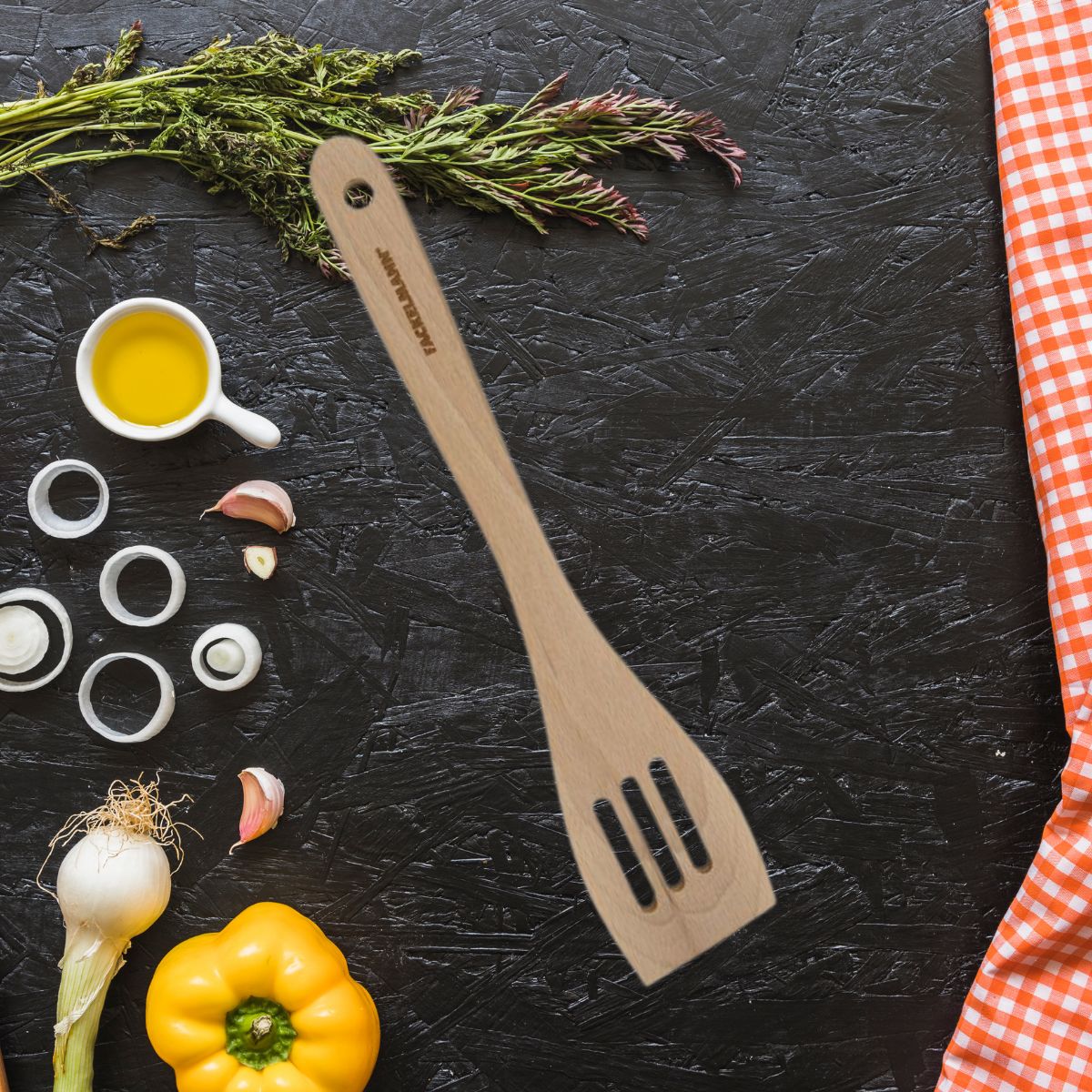 Spatule de cuisine ajourée 30 cm Eco Friendly Fackelmann