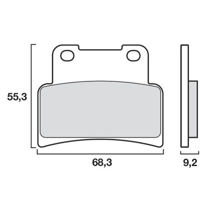 Plaquettes de freins Brembo Sinter Métal Fritté sport avant