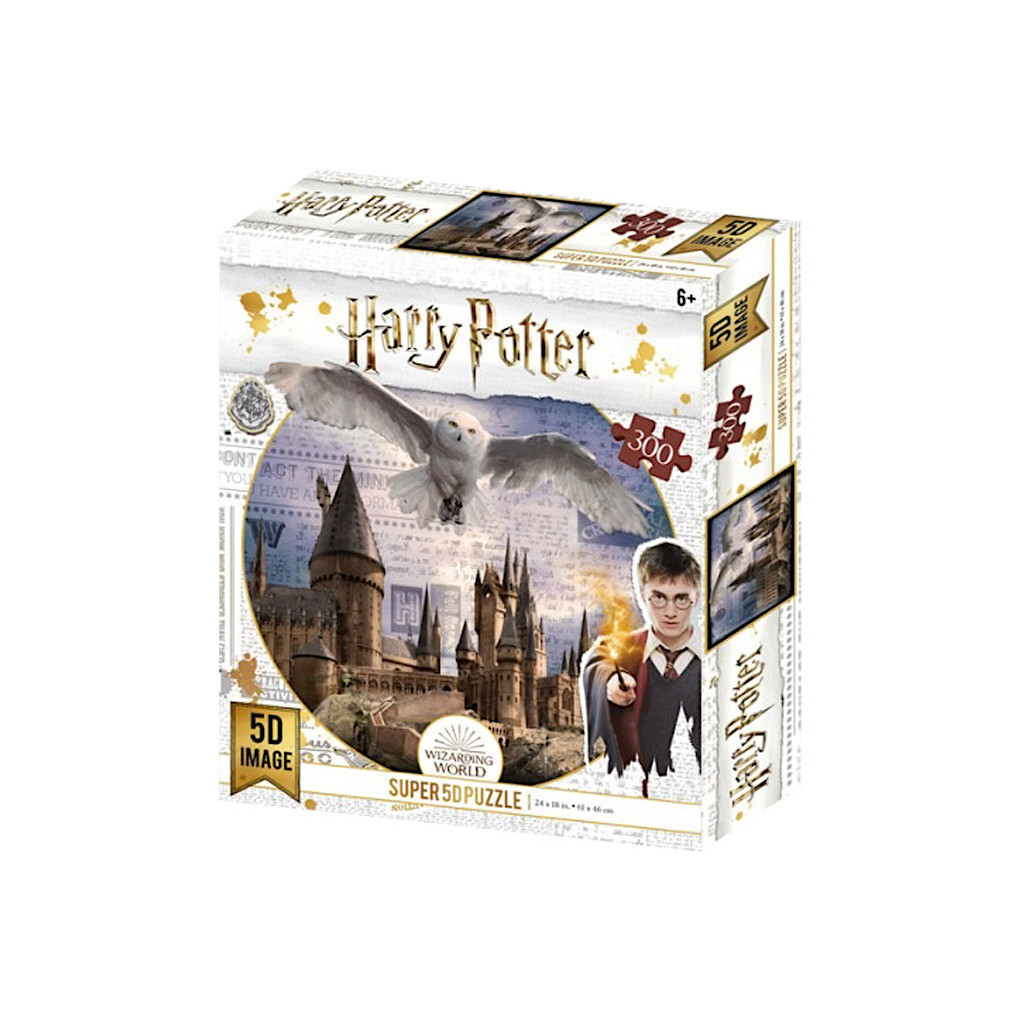 Puzzle Prime 3D - Harry Potter Poudlard & Edwige - 300 pièces
