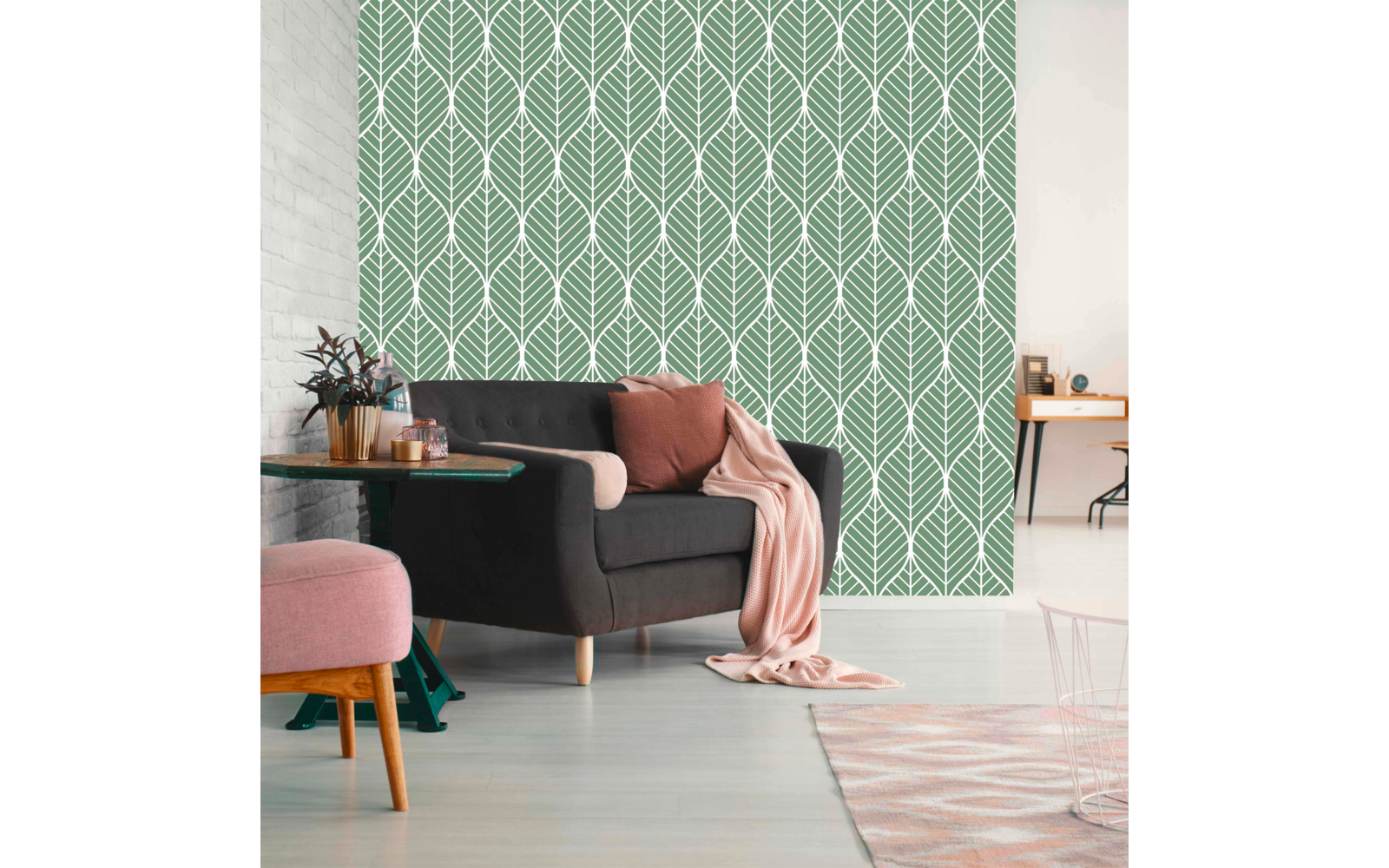 mySpotti Fresko Vliestapete vorgekleistert 120 x 280 cm Motiv Rimba