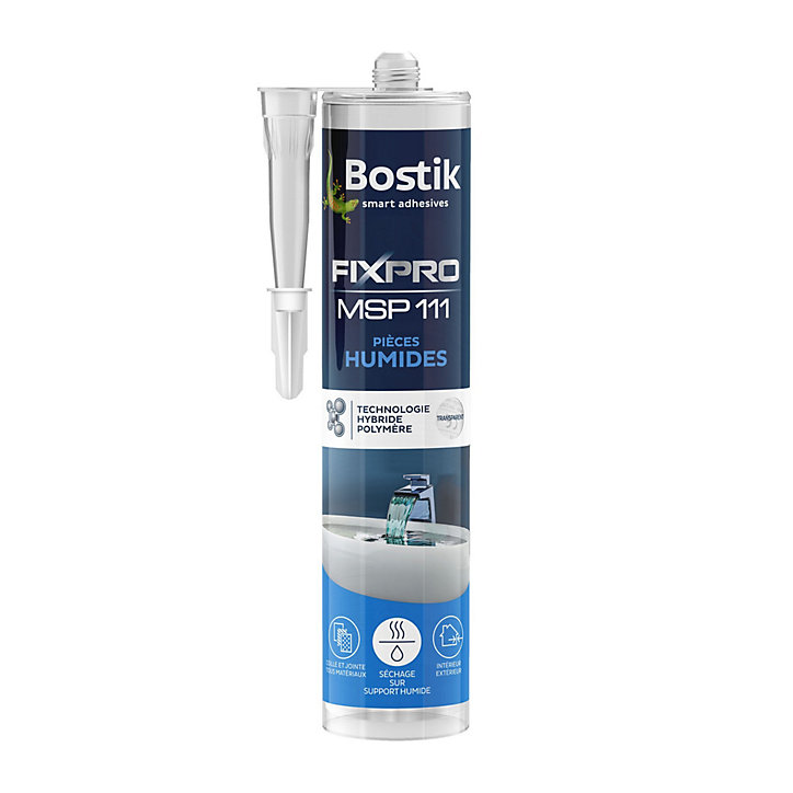 Mastic colle pièces humides Bostik 290 ml