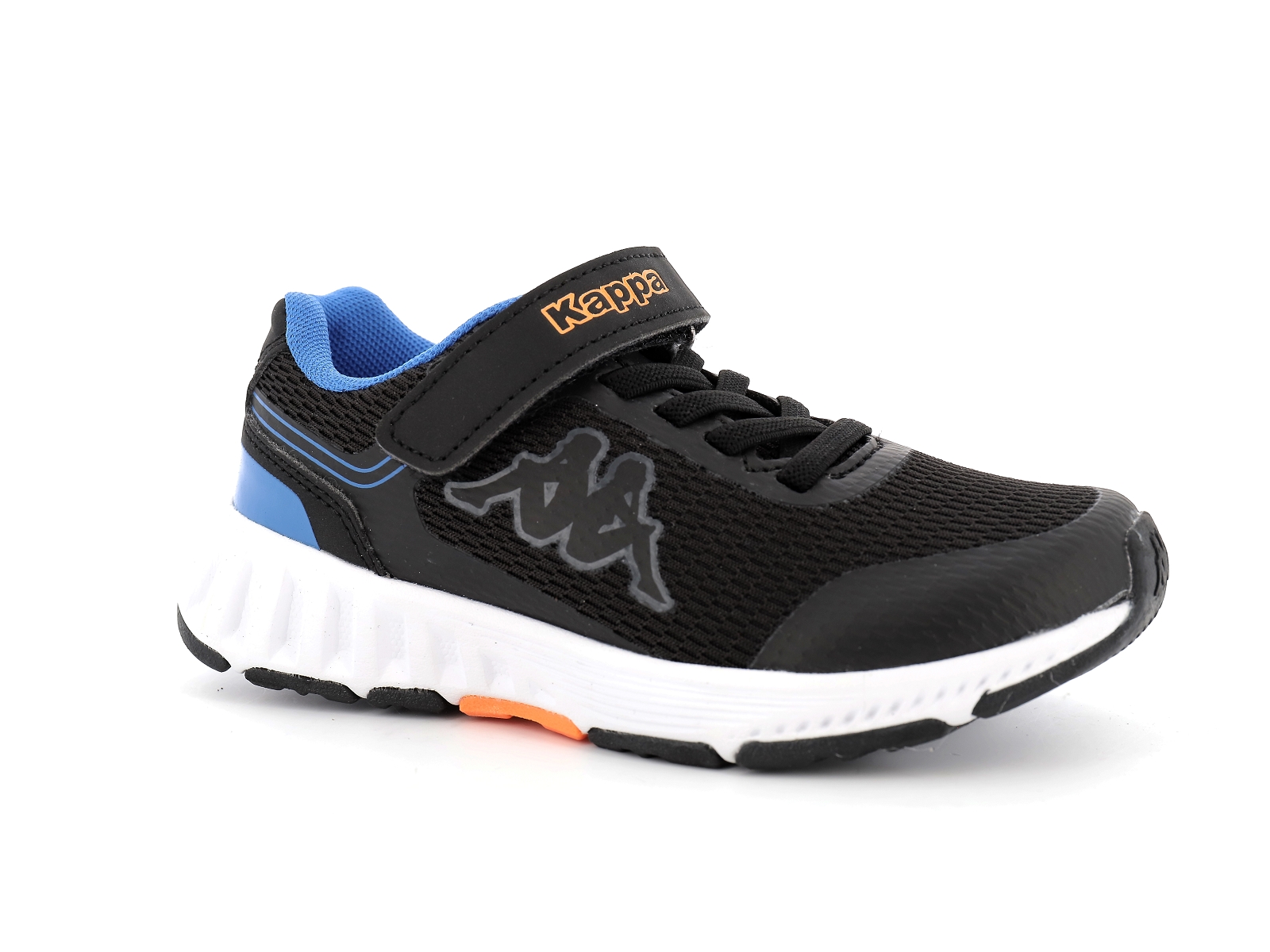 Kappa-3117L9W Matières combinées Noir-Bleu