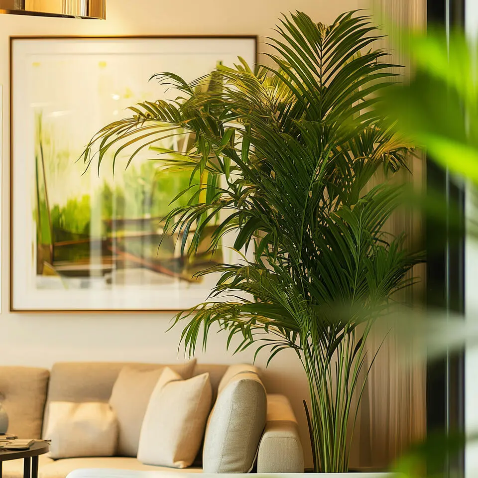 Kentiapalm - Howea forsteriana - Hoogte 130-140cm - ⌀21cm