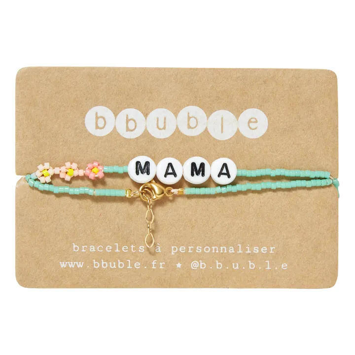 Bbuble Collier Rainbow Mama - Collection Femme  | Bleu turquoise