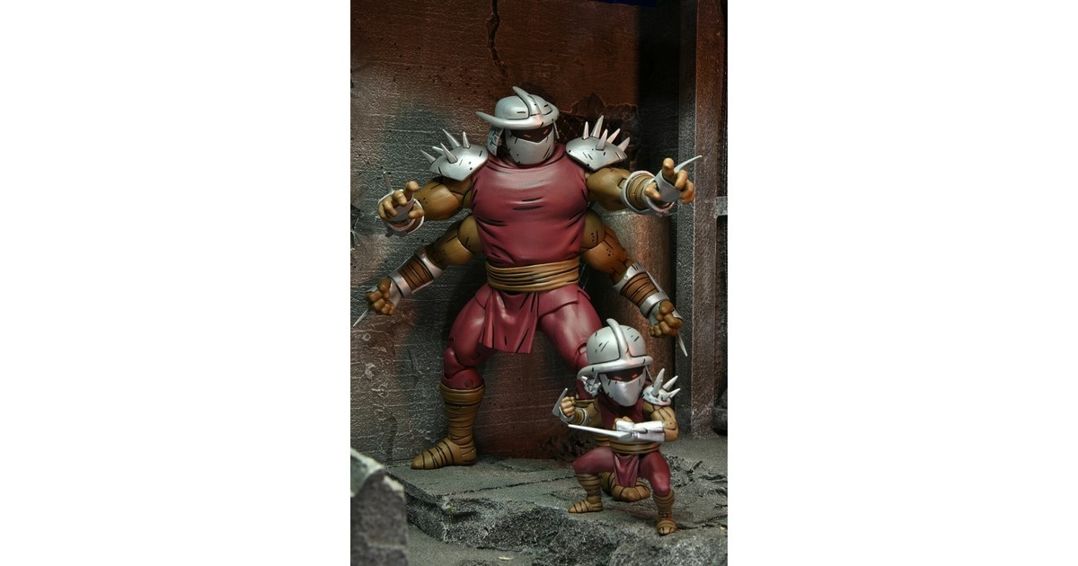 NecaTMNT: Mirage Comics - Shredder Clone & Mini Shredder Deluxe 7 inch Action Figure speelfiguur