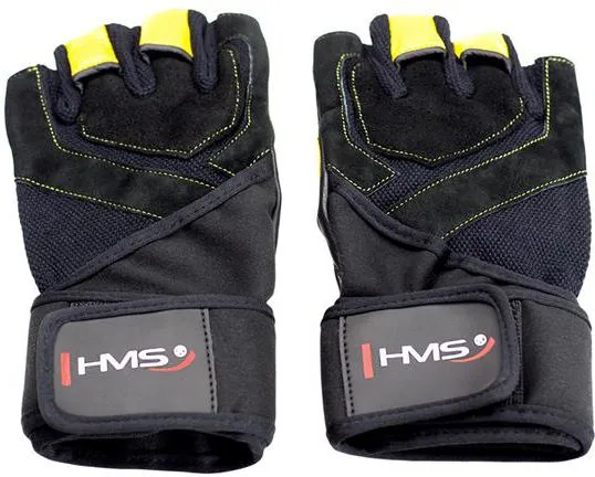 HMS Gym Handsker RST01 sort/gul r. XXL (17-63-204)