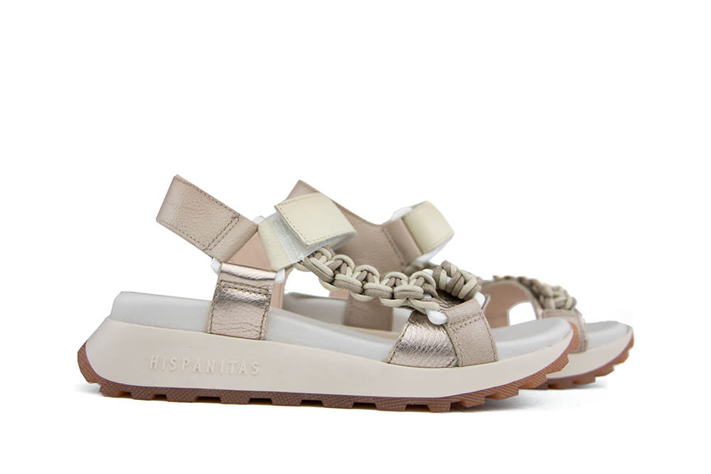 Hispanitas Sandaal Maui Taupe Cava