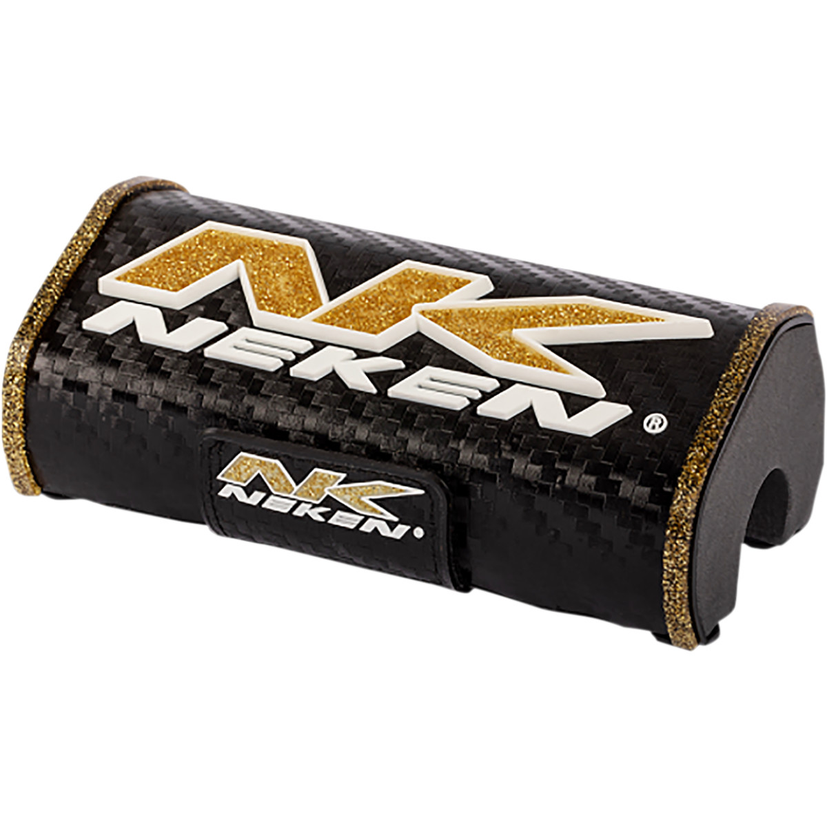 Neken - Mousse Guidon Enduro Oversized 3D - Diamètre 28,6 mm Noir / Orange