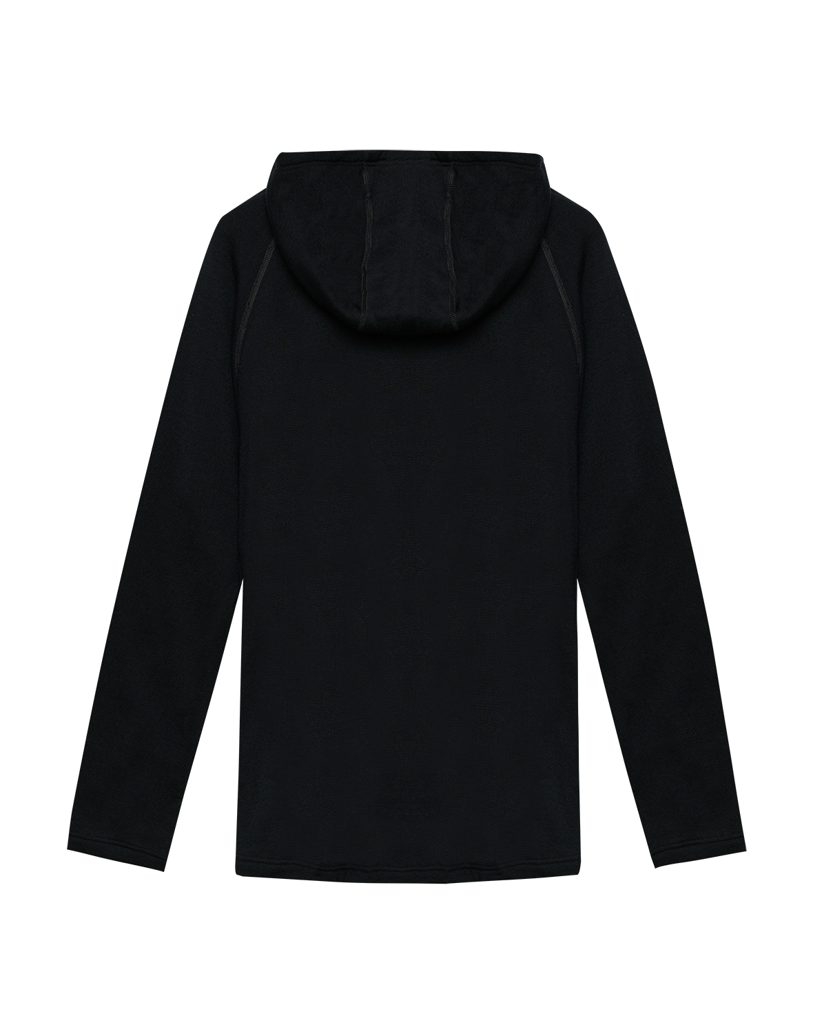 Vest met capuchon van merinowol terry voor heren