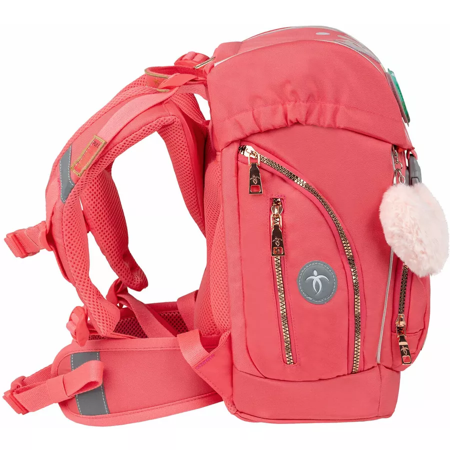 Belmil Schulranzen Premium Comfy Plus Set 5-teilig Rose Quartz