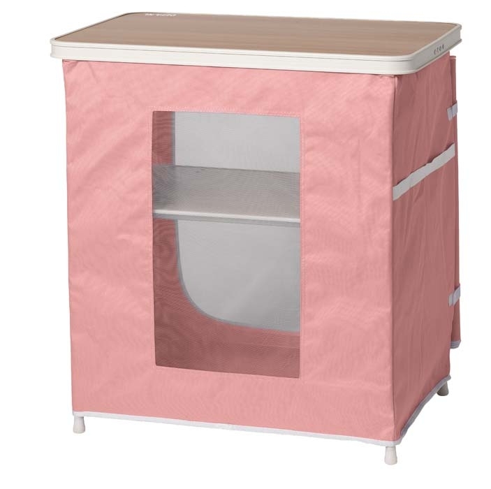 DEFA Campingschrank Beachy 80 x 48 x 80 cm pastellrosa