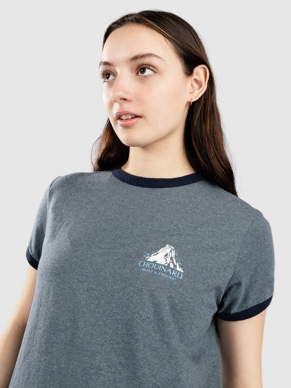 Patagonia Chouinard Crest Ringer Responsibili T-Shirt nouveau green