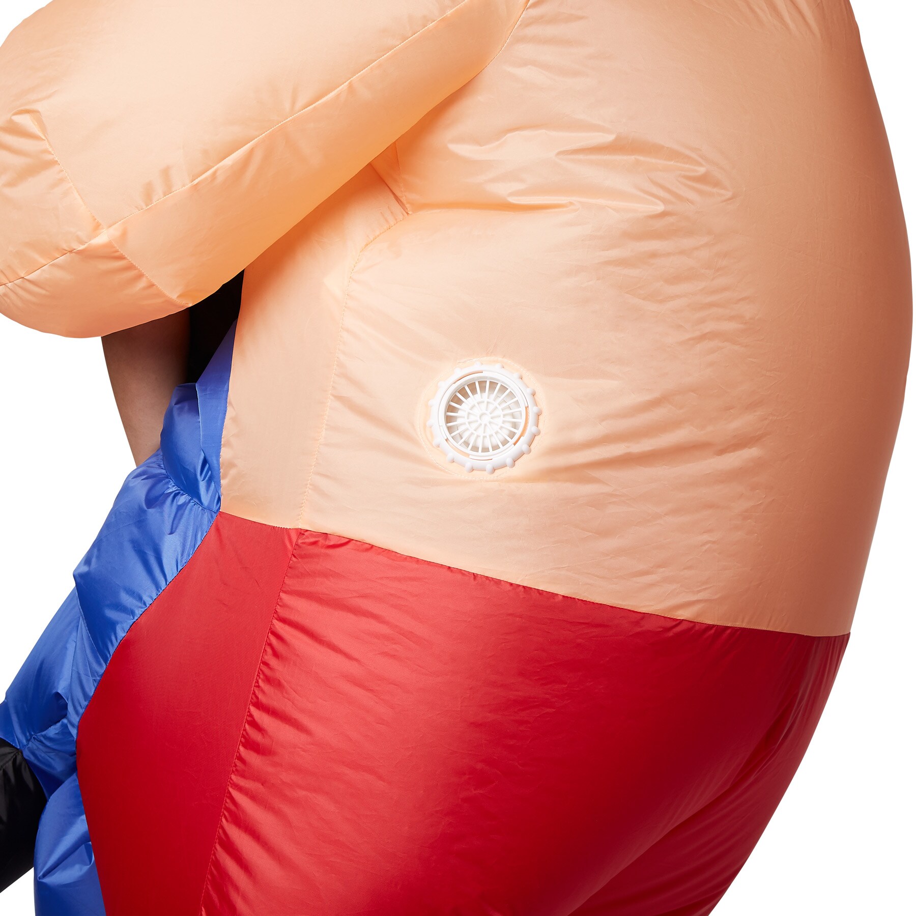 tectake® Selbstaufblasbares Aufsitzkostüm Wrestler