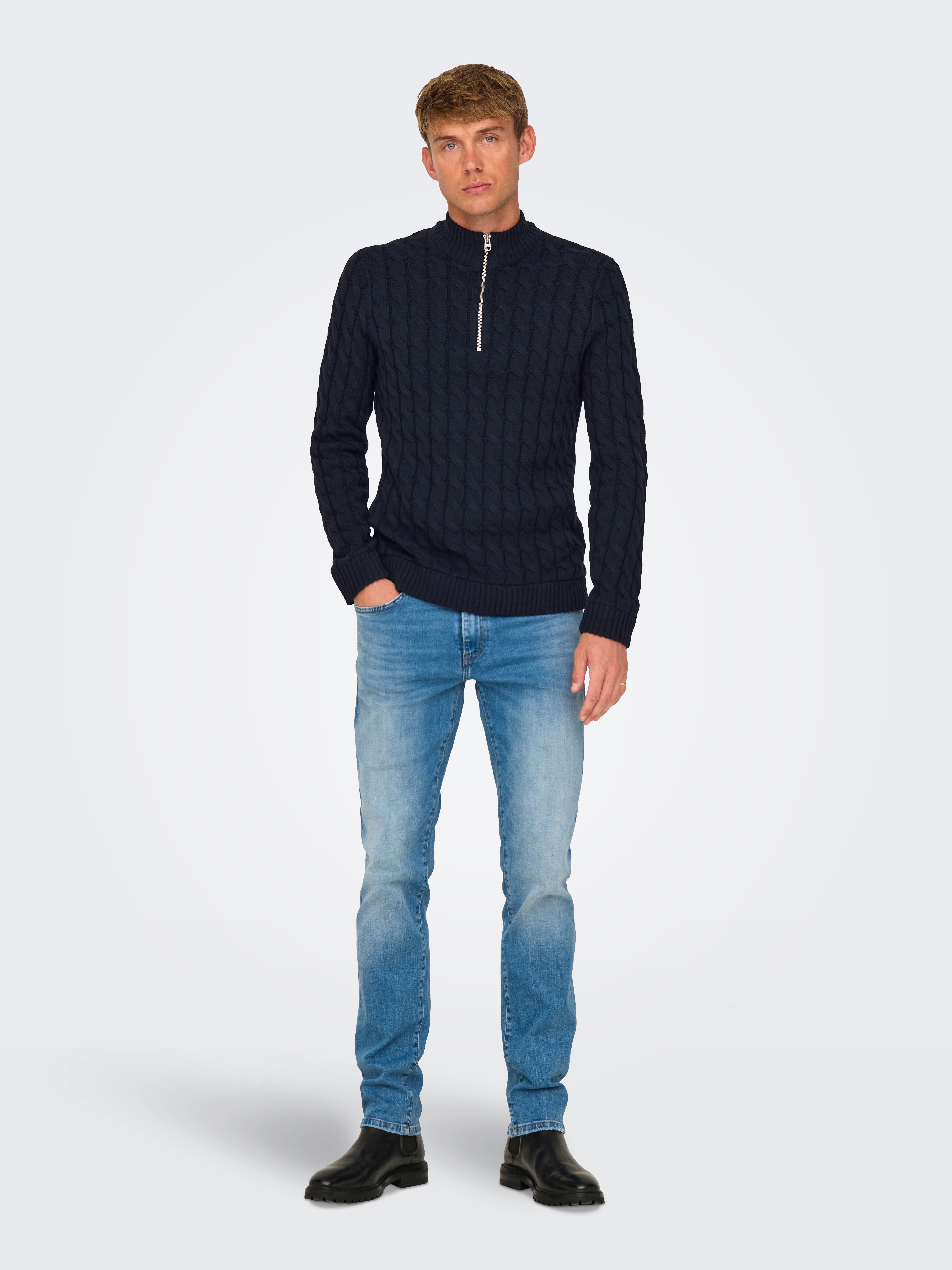 ONSKICKER Pullover Dark Navy