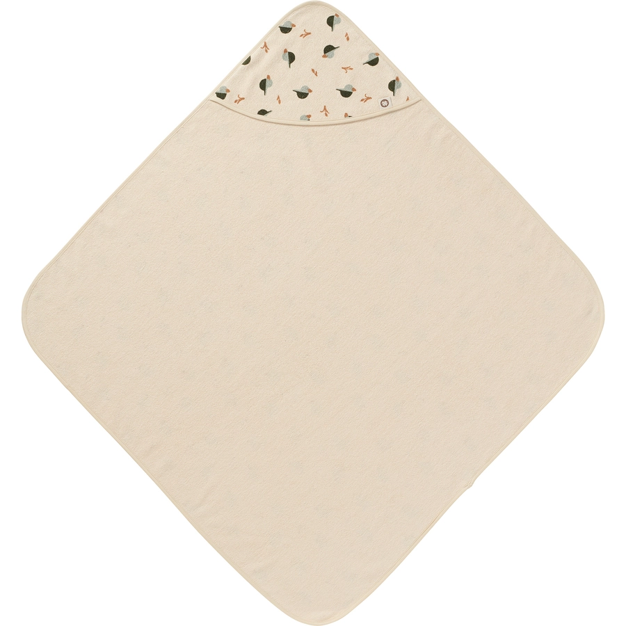 Noppies Badecape Printed duck baby hooded towel Beetle