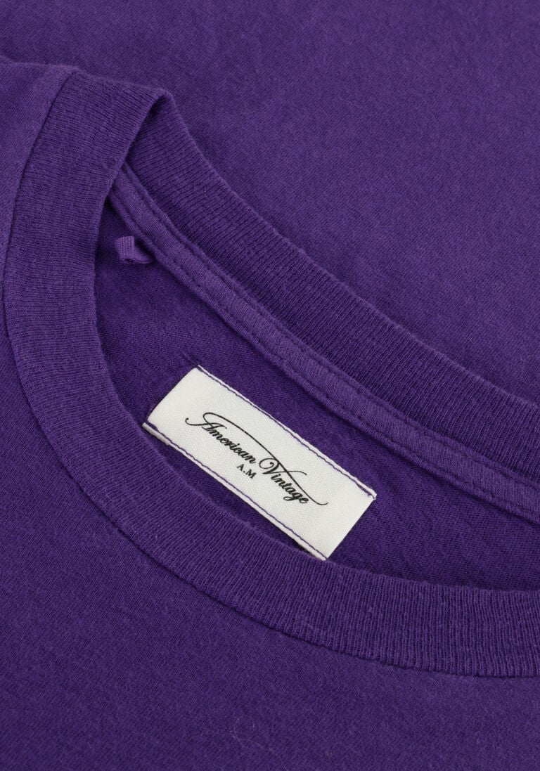 AMERICAN VINTAGE paarse american vintage t-shirt gamipy