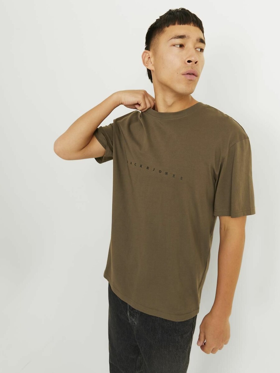 JACK & JONES<br>Camiseta de gola redonda jjestar