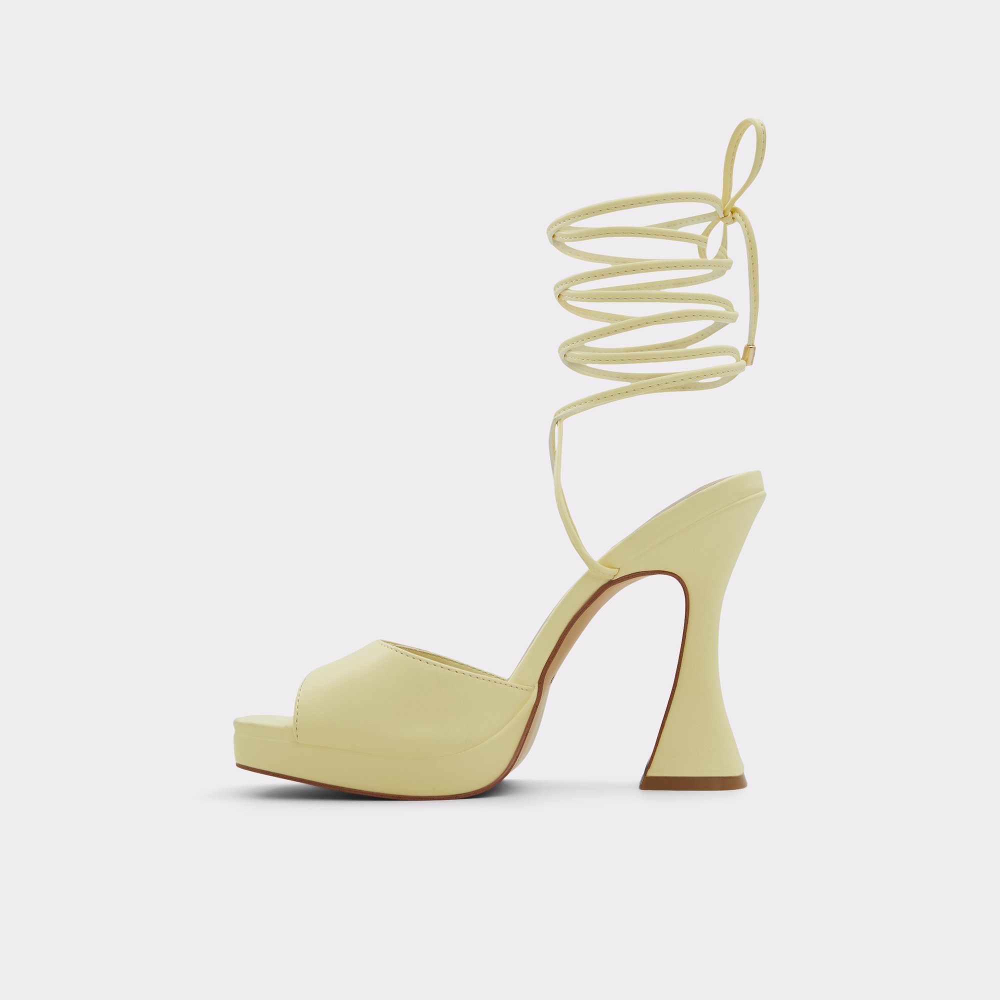 Daphnee Light Yellow Women Block Heels