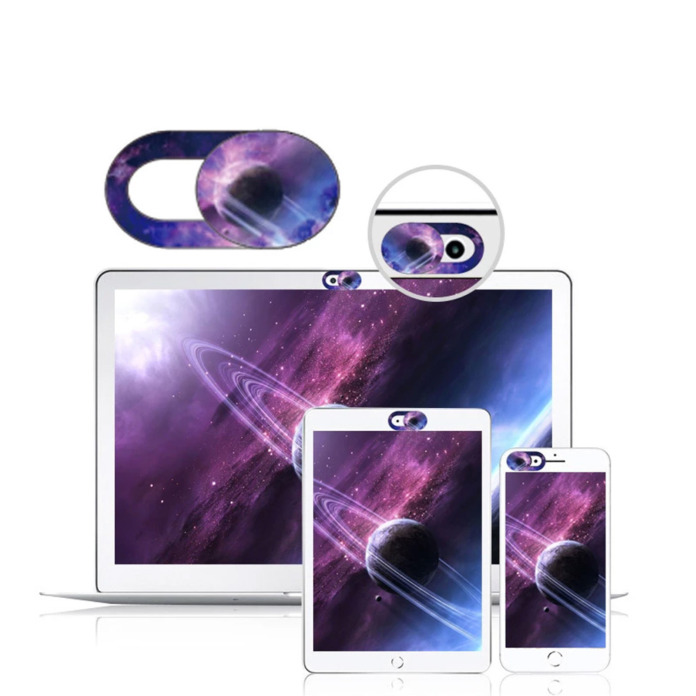 (10er Set) - Privatsphären Kamera Abdeckung Webcam Cover Schutz Sticker mit Slider - Galaxy