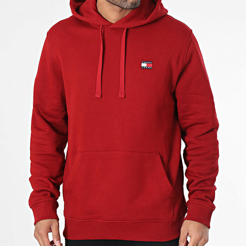 Sweat Capuche Badge 7988 Bordeaux