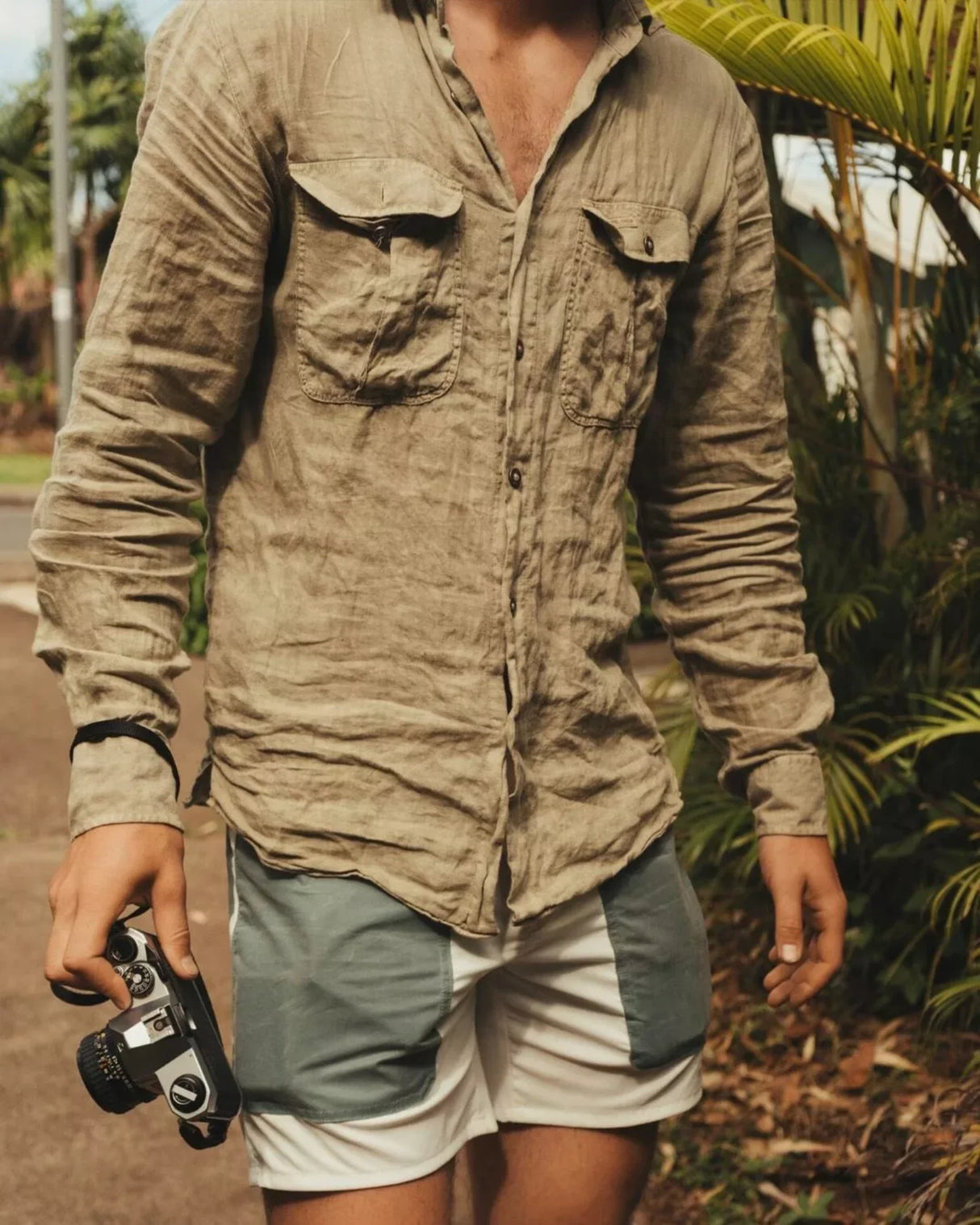 Amundsen<br>Safari Linen Shirt Mens